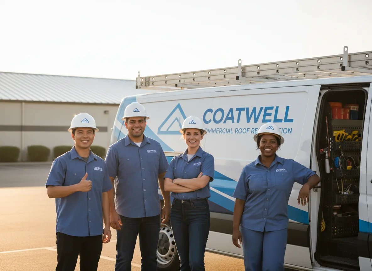Commercial roof coating company in Stonington, IL